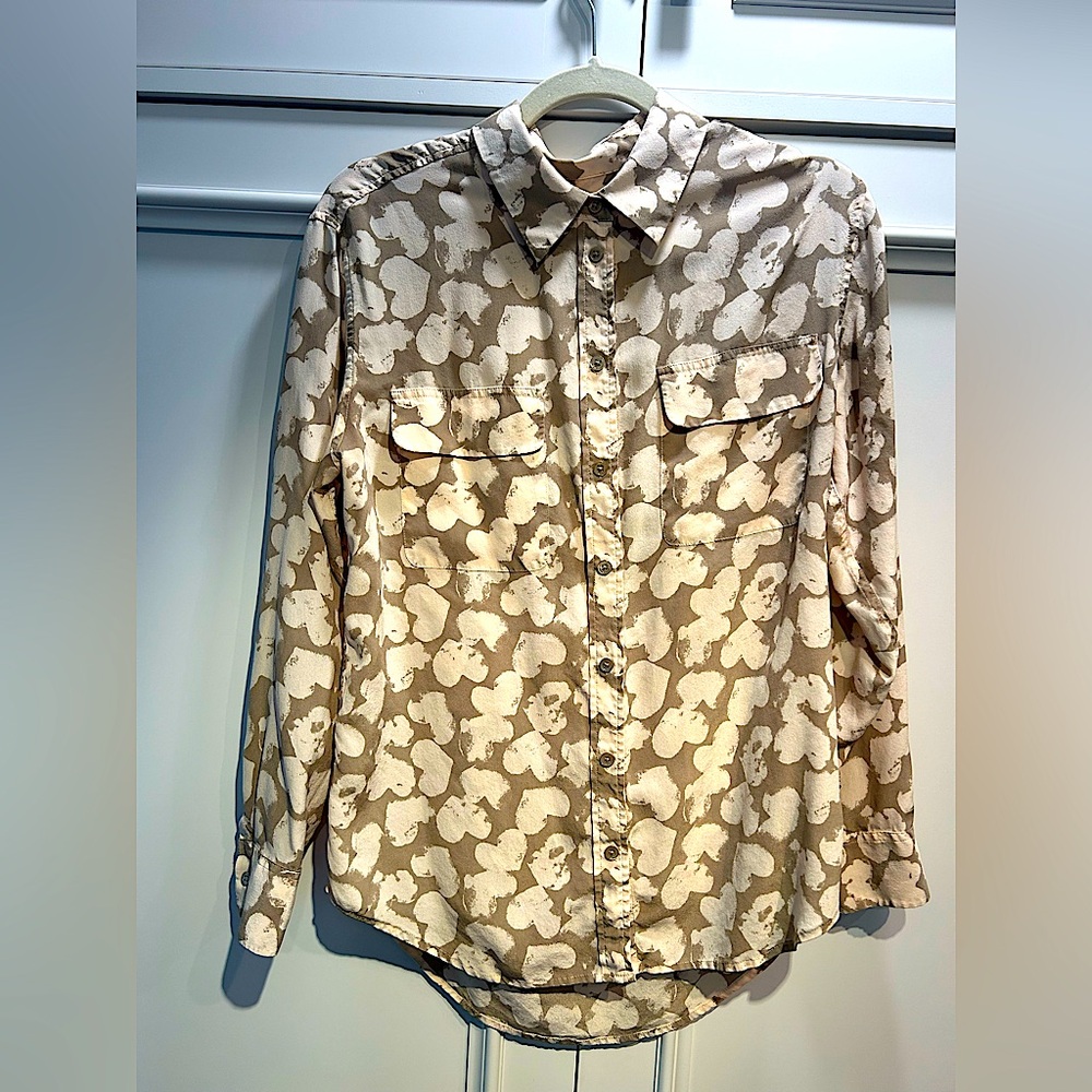 Equipment silk shirt